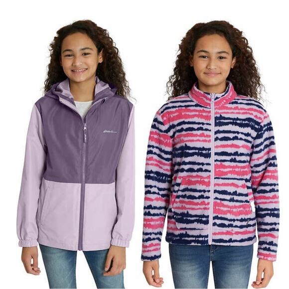 Eddie Bauer Girl's Jacket Paradise Lilac Size Medium NWT - Picture 8 of 9